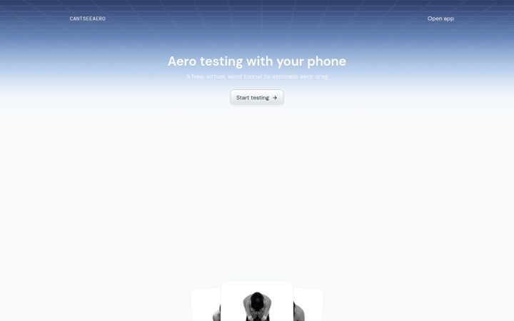 Screenshot of cantseeaero.com