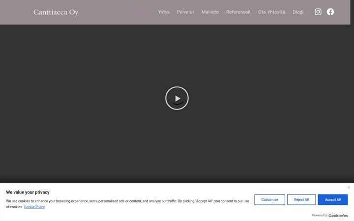 Screenshot von canttiacca.fi