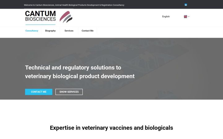Screenshot of cantumbio.co.uk