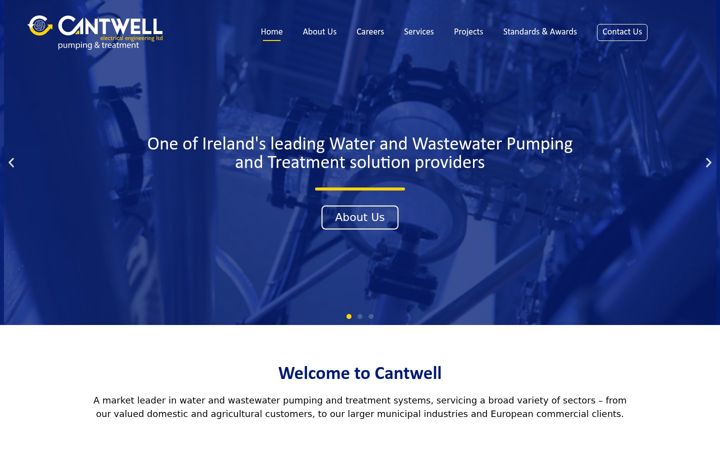 Screenshot of cantwell.ie