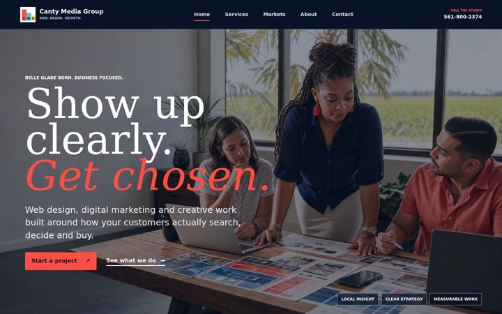 Screenshot of cantymediagroup.com