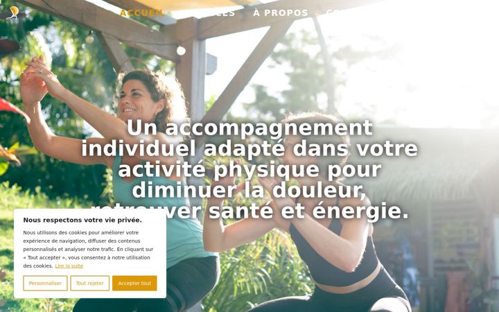 Screenshot of canufit-coaching.fr