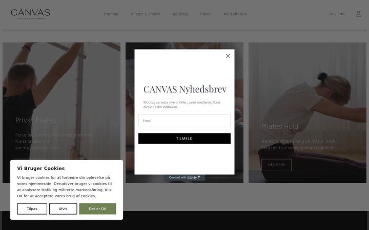 Screenshot of canvasaarhus.dk