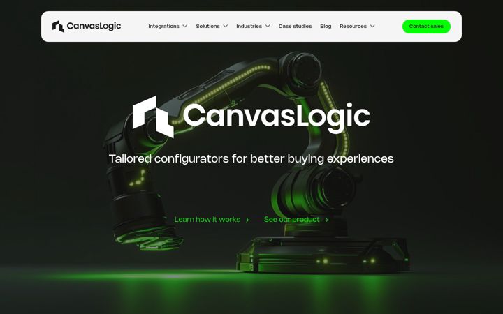 Screenshot ta' canvaslogic.com