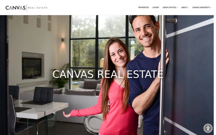 Screenshot of canvasre.com