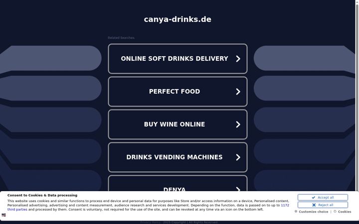 Screenshot of canya-drinks.de