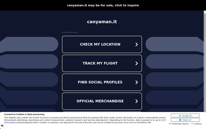 Screenshot of canyaman.it