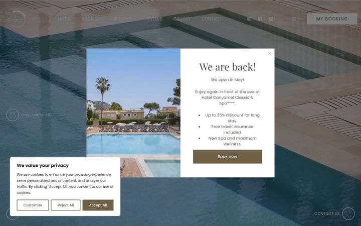 Screenshot of canyamelclassic.com