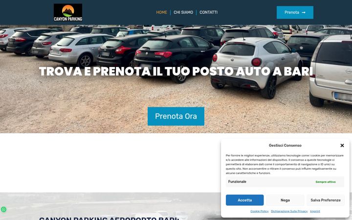 Screenshot of canyon-parking.com