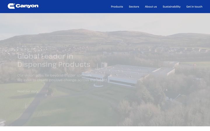 Skærmbillede af canyoneurope.com