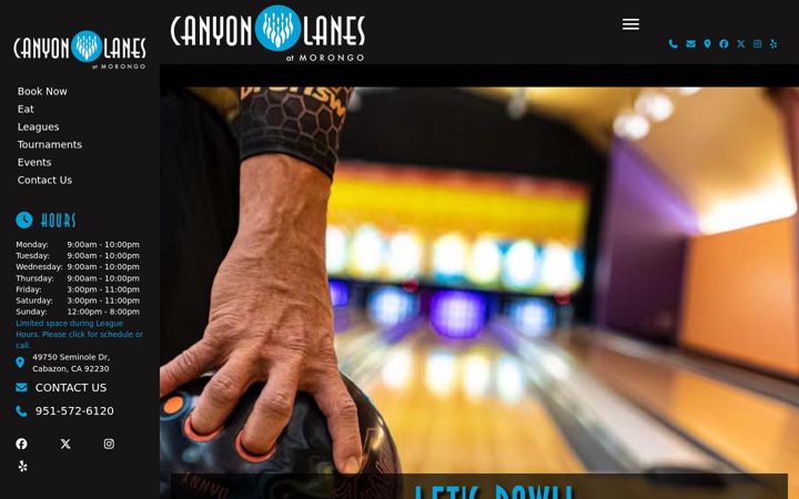Capture d'écran de canyonlanes.org