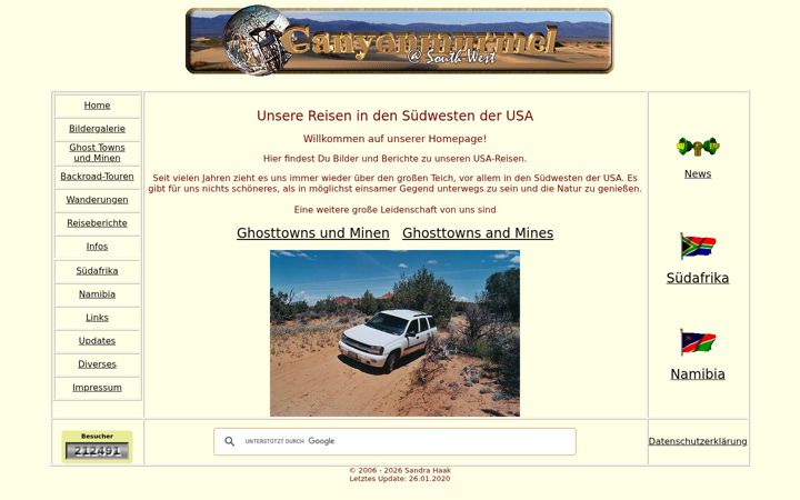 Screenshot of canyonmurmel.de