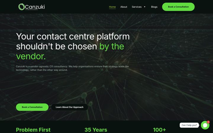 Screenshot of canzuki.com