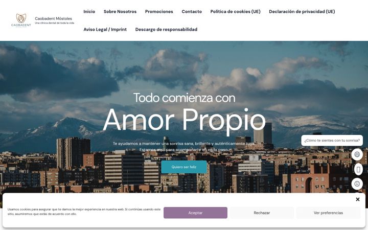 Screenshot of caobadent.es