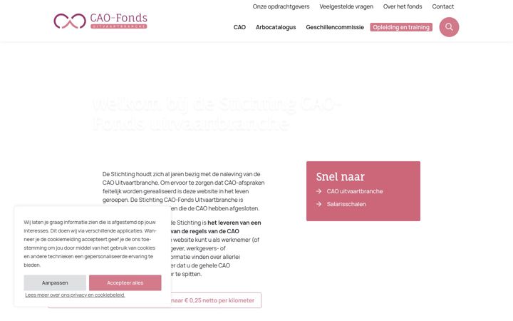 Screenshot of caofonds-uitvaartbranche.nl
