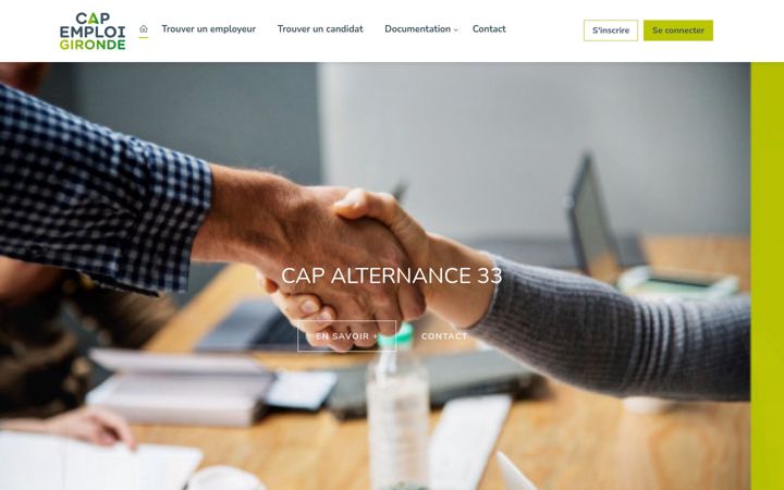 Screenshot of cap-alternance-33.com