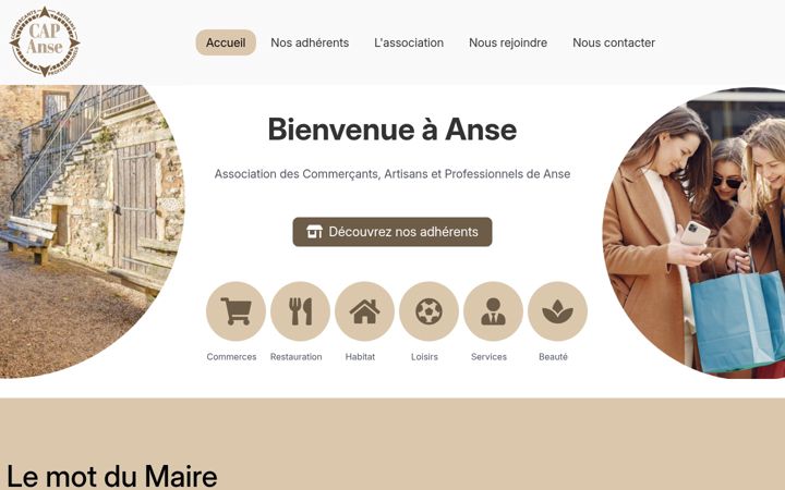 Screenshot of cap-anse.fr