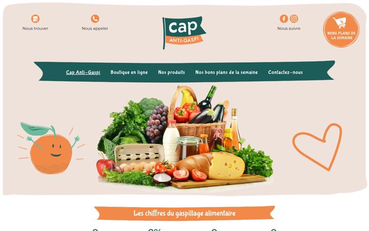 Screenshot of cap-antigaspi.fr