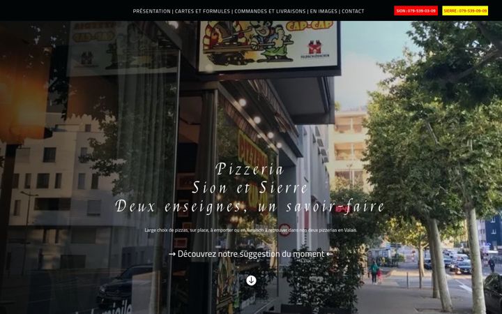 Screenshot of cap-cap.ch