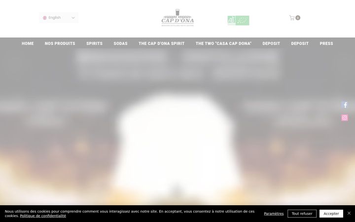 Screenshot of cap-dona.com