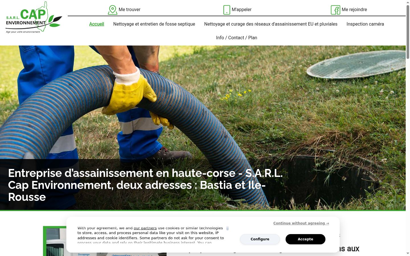 Screenshot tal-banner tal-kunsens muri qabel kwalunkwe interazzjoni
