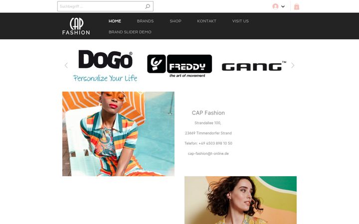 Screenshot of cap-fashion.de