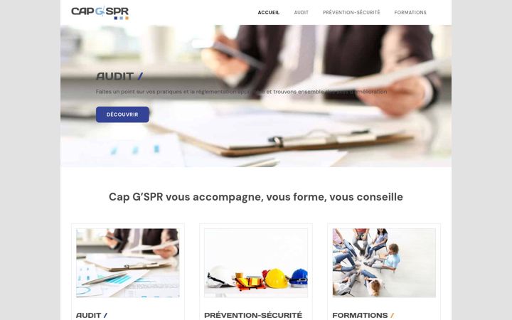 Zrzut ekranu cap-gspr.fr