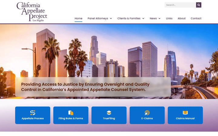 Screenshot of cap-la.org