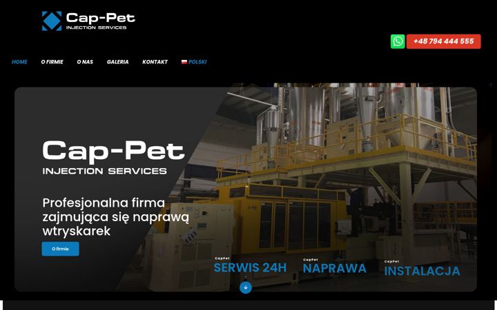 Screenshot of cap-pet.com