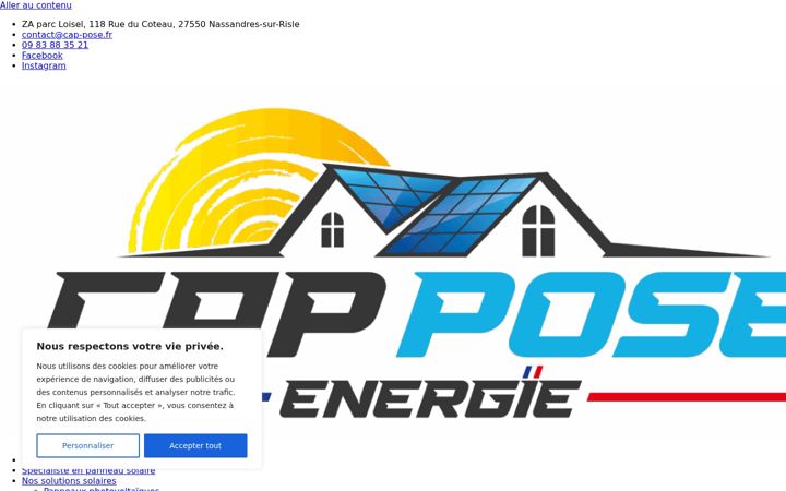 Screenshot of cap-pose.fr