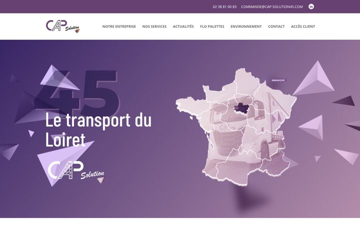 Screenshot of cap-solution45.com
