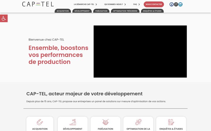 Zrzut ekranu cap-tel.fr