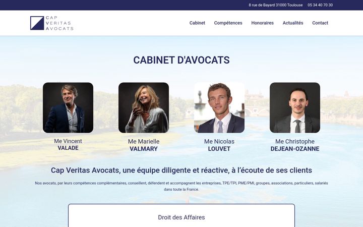 Zrzut ekranu cap-veritas-avocats.fr
