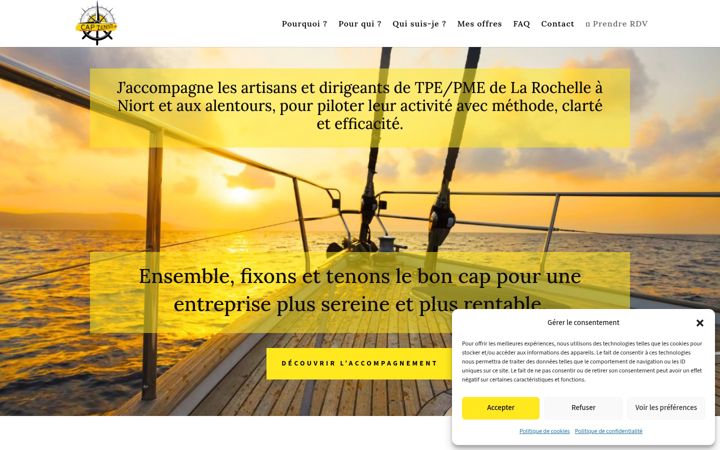 Screenshot of cap-zenith.com