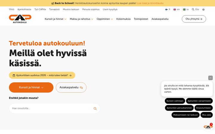 Skærmbillede af cap.fi