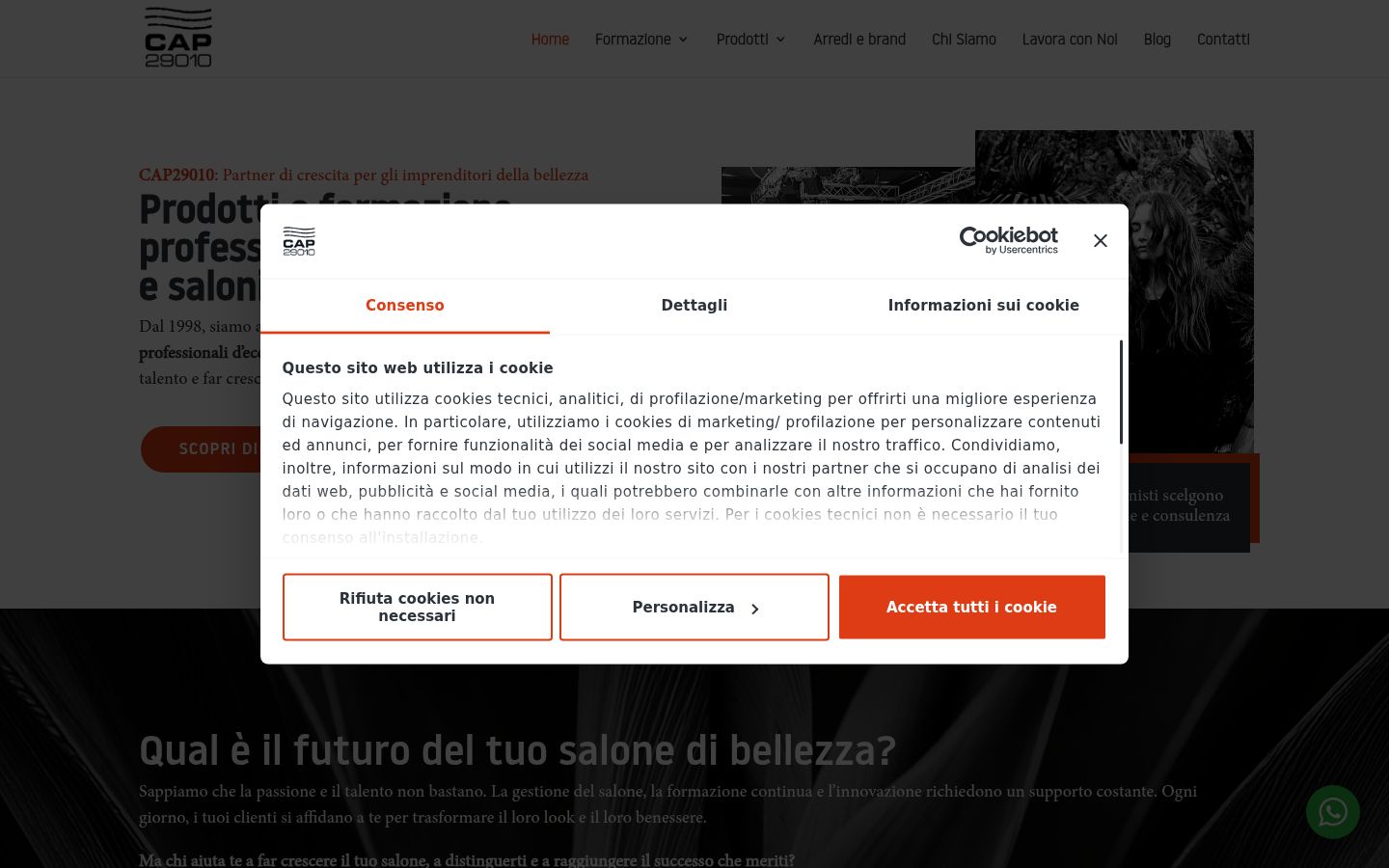 Screenshot tal-banner tal-kunsens muri qabel kwalunkwe interazzjoni