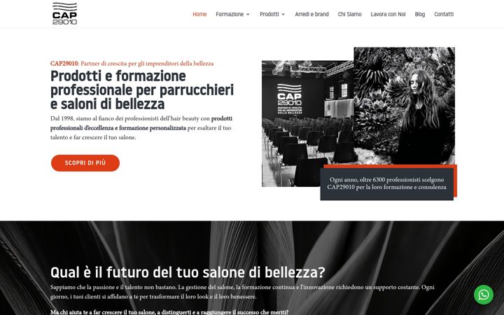 Screenshot of cap29010.it