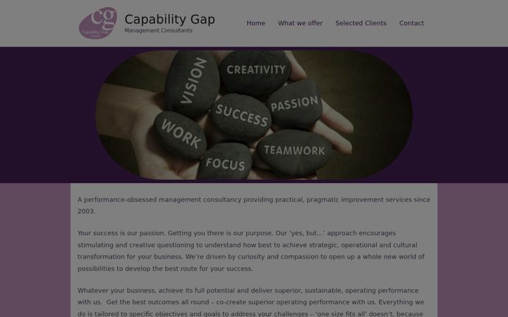 Screenshot of capabilitygap.com