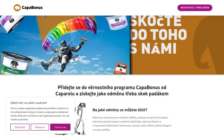 Screenshot ta' capabonus.cz