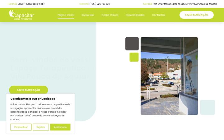 Screenshot of capacitar-terapias.com