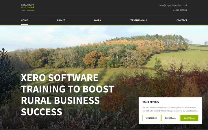 Screenshot of capacitateplus.co.uk
