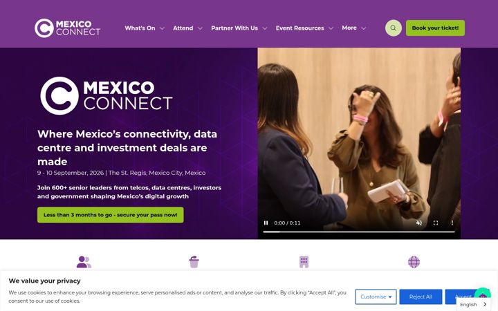 Screenshot of capacity-mexicoconnect.com