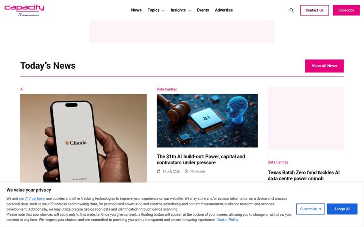 Screenshot of capacityglobal.com