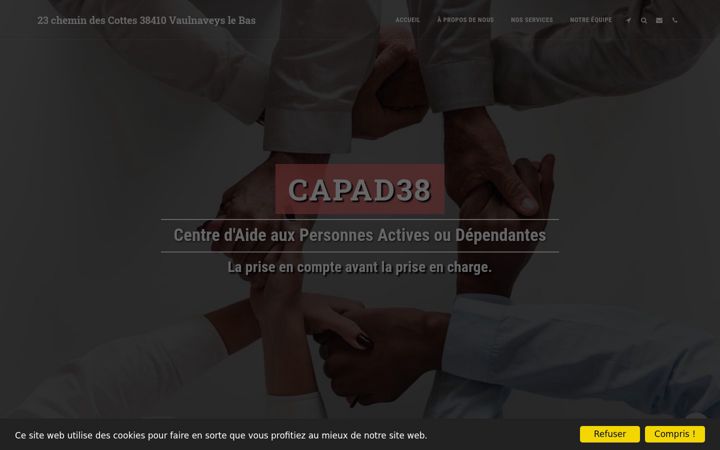 Screenshot of capad38.com