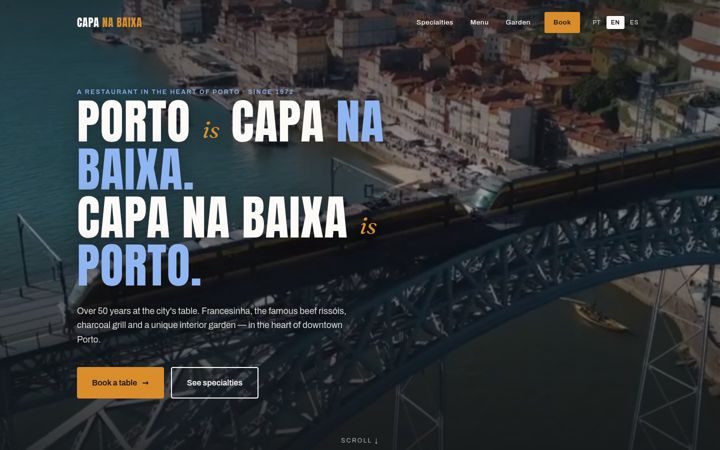 Screenshot of capanabaixa.pt