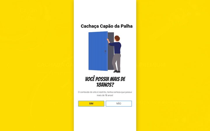 Screenshot stránky capaodapalha.com.br