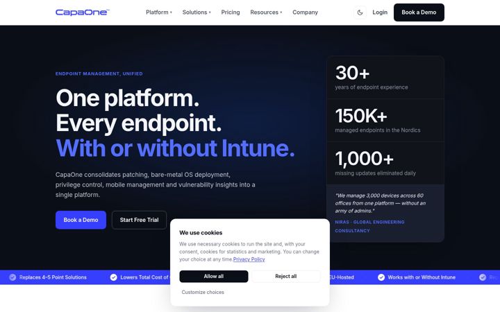 Képernyőkép: capaone.com
