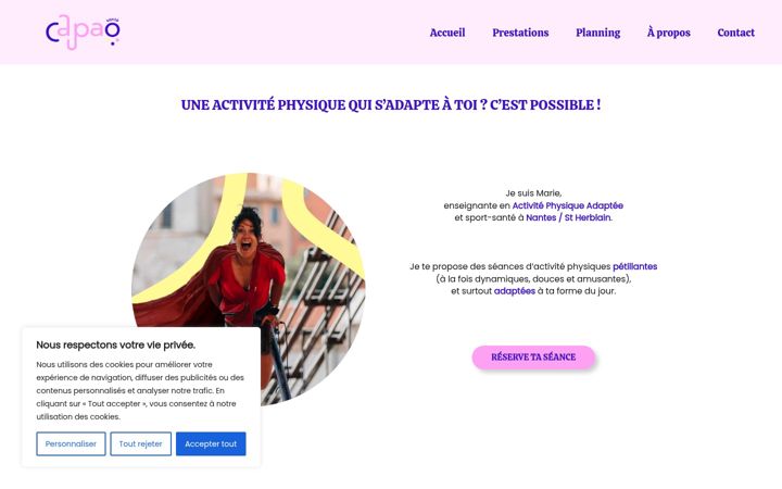 Screenshot of capaosante.fr