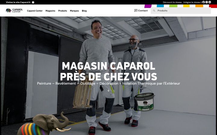 Screenshot of caparolcenter.fr