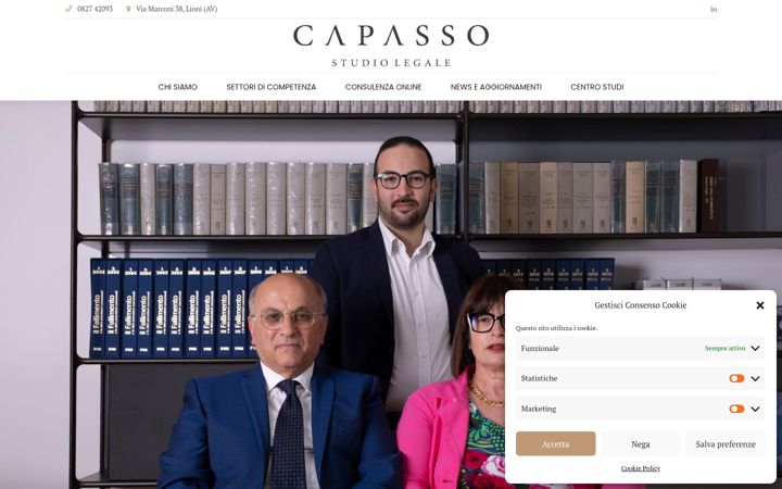Screenshot ta' capassoassociati.it